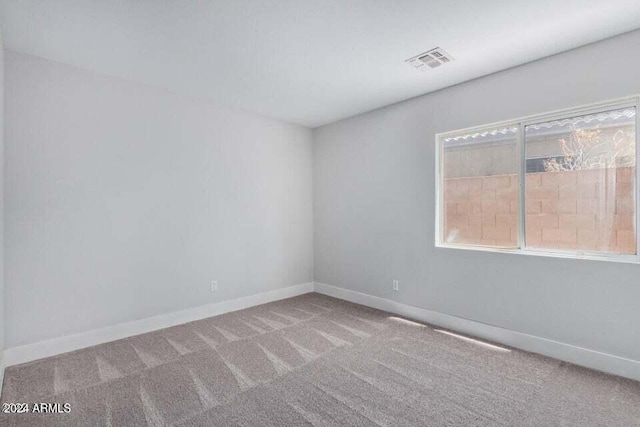 empty room with carpet floors and a wealth of natural light