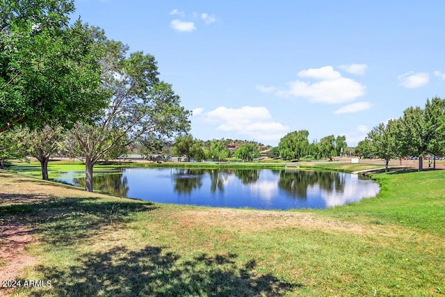 view of water feature