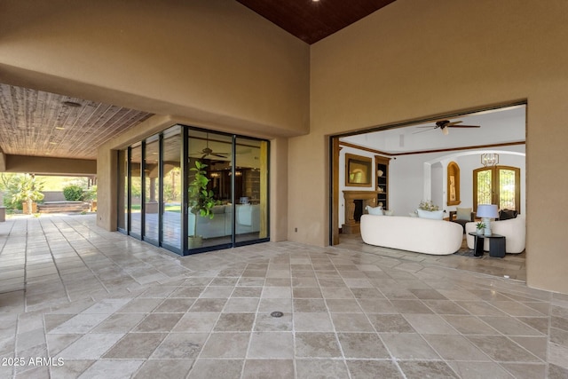 14760 E Paradise Dr, Fountain Hills, AZ 85268 - view of patio featuring ceiling fan