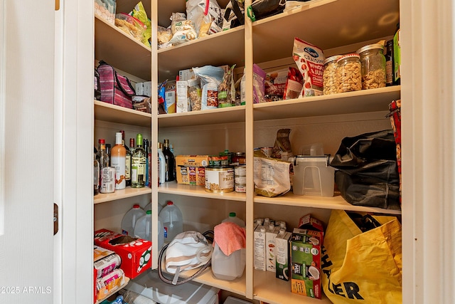 view of pantry