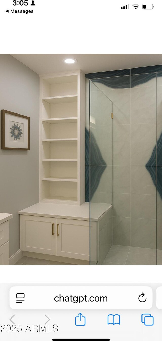 1925 W Olive Way, Chandler, AZ 85248 - full bathroom with vanity, built in features, and recessed lighting