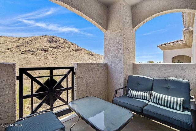 3236 E Chandler Blvd Unit 2018, Phoenix, AZ 85048 - patio / terrace featuring a mountain view