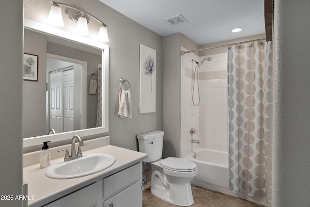 3236 E Chandler Blvd Unit 2018, Phoenix, AZ 85048 - full bath featuring vanity, shower / tub combo, and tile patterned floors