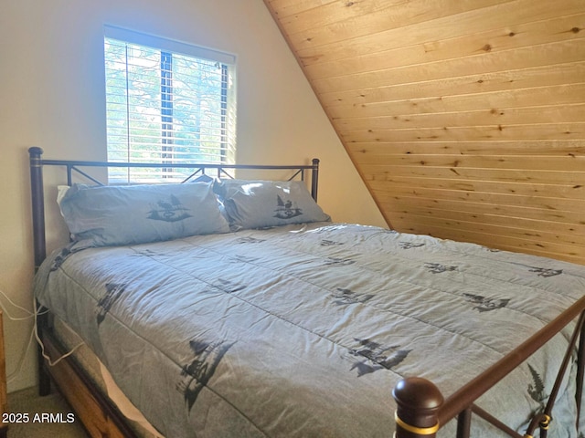 2028 Jones Pass, Overgaard, AZ 85933 - bedroom with vaulted ceiling and wooden ceiling