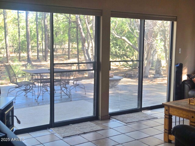 2028 Jones Pass, Overgaard, AZ 85933 - doorway with tile patterned flooring