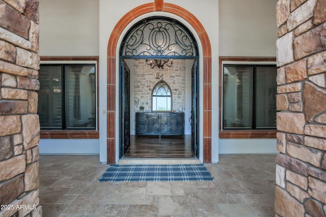 2527 E Beechnut Ct, Chandler, AZ 85249 - property entrance with stucco siding and stone siding