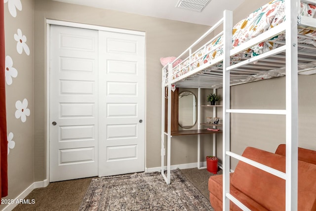 9624 E Thunderbolt Ave, Mesa, AZ 85212 - carpeted bedroom with baseboards and a closet