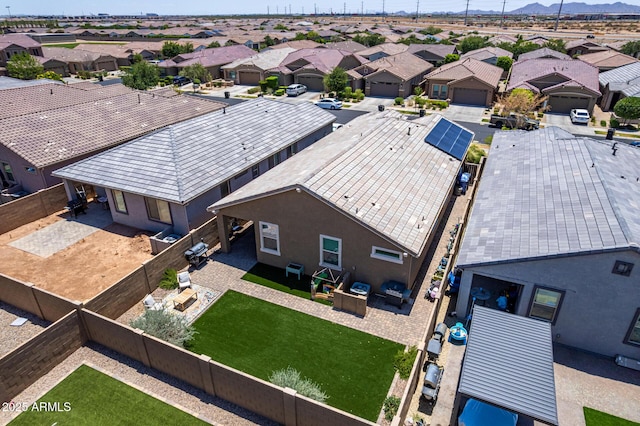 9624 E Thunderbolt Ave, Mesa, AZ 85212 - aerial perspective of suburban area featuring a mountainous background
