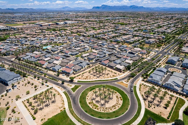 9624 E Thunderbolt Ave, Mesa, AZ 85212 - aerial perspective of suburban area with mountains