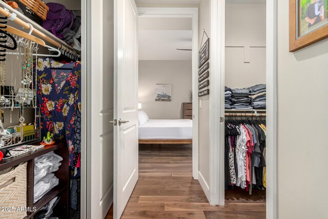 3131 N Central Ave Unit 3004, Phoenix, AZ 85012 - spacious closet with wood finished floors