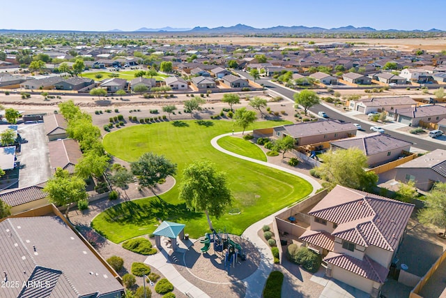 948 E Wiley Way, Casa Grande, AZ 85122 - aerial view of residential area featuring a mountain backdrop