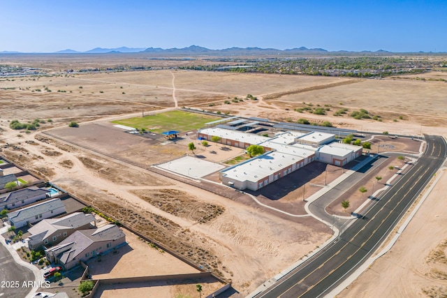 948 E Wiley Way, Casa Grande, AZ 85122 - aerial view of sparsely populated area with a desert landscape and a mountainous background
