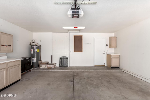 1379 E Butler Cir, Chandler, AZ 85225 - garage featuring water heater and a garage door opener