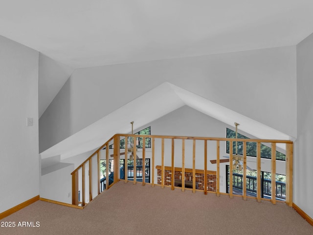 5130 Juniper Loop, Pine, AZ 85544 - bonus room featuring carpet floors, baseboards, and high vaulted ceiling
