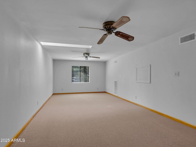 5130 Juniper Loop, Pine, AZ 85544 - spare room with a ceiling fan, light carpet, and baseboards