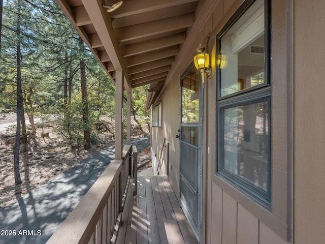 5130 Juniper Loop, Pine, AZ 85544 - view of wooden deck