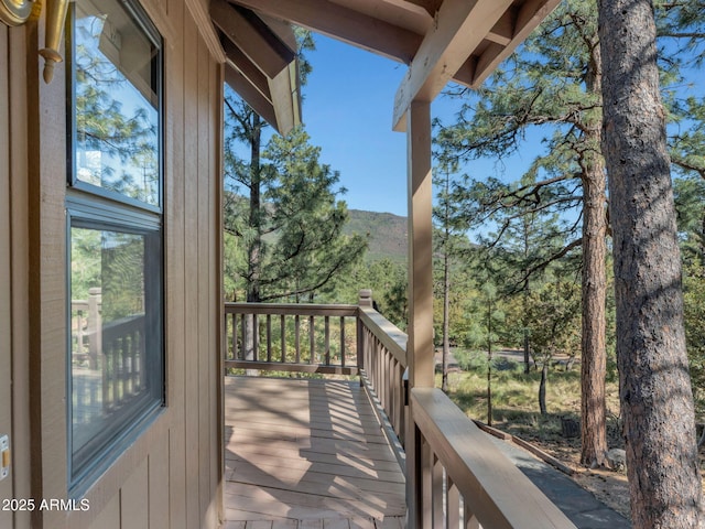 5130 Juniper Loop, Pine, AZ 85544 - balcony featuring a mountain view