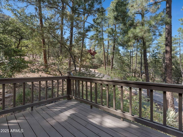 5130 Juniper Loop, Pine, AZ 85544 - view of wooden deck