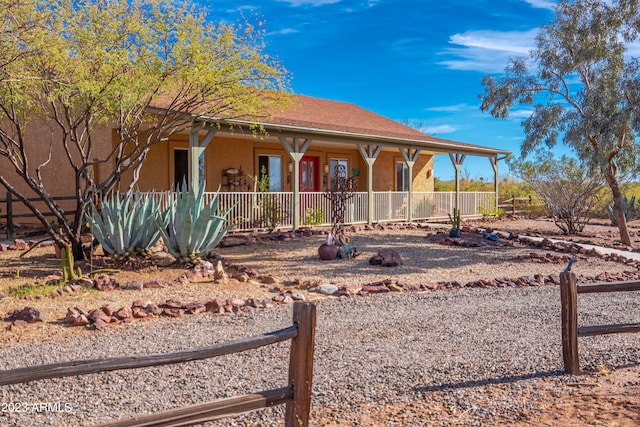 view of country-style home