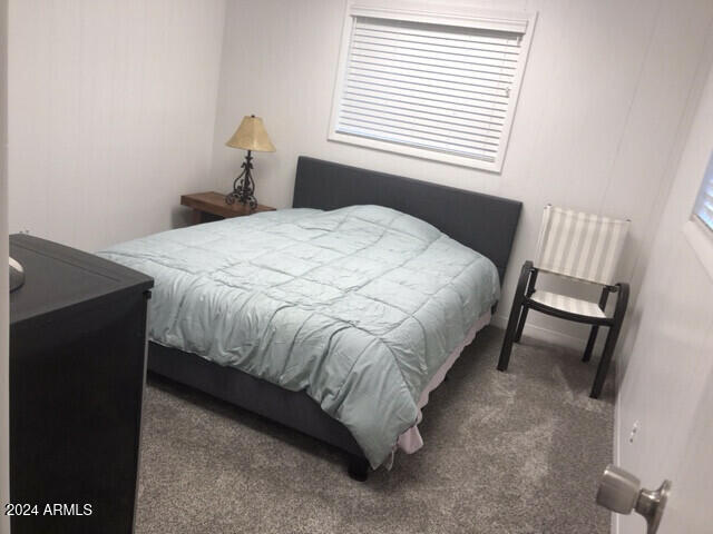 bedroom featuring carpet flooring