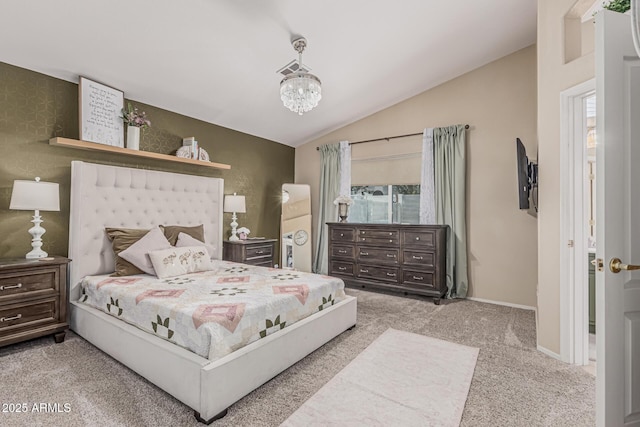 51 N Rush St, Chandler, AZ 85226 - carpeted bedroom with lofted ceiling and baseboards