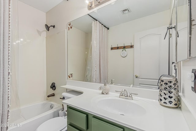 51 N Rush St, Chandler, AZ 85226 - bathroom with shower / bathtub combination with curtain, toilet, and vanity