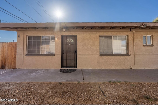 7101 N 36th Ave Unit 102, Phoenix, AZ 85051 - entrance to property featuring stucco siding and a patio