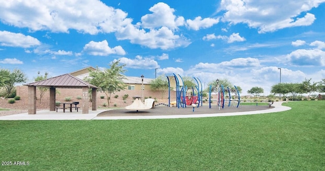 2597 E Hickory St, Gilbert, AZ 85298 - community jungle gym featuring a yard and a gazebo