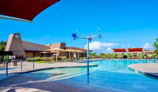 2597 E Hickory St, Gilbert, AZ 85298 - community pool featuring a patio