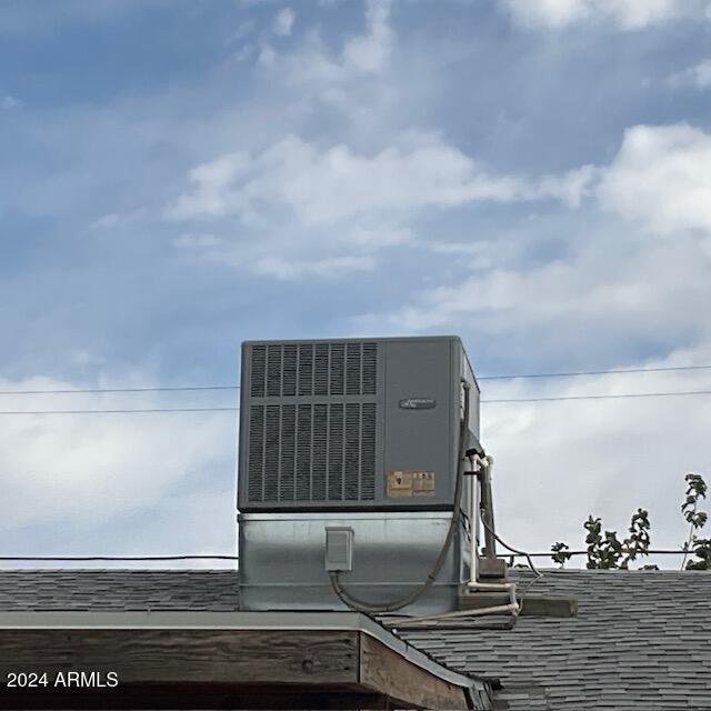 exterior details with central AC unit