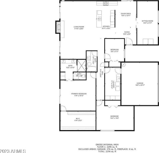 11822 S Coconino St, Phoenix, AZ 85044 - room layout