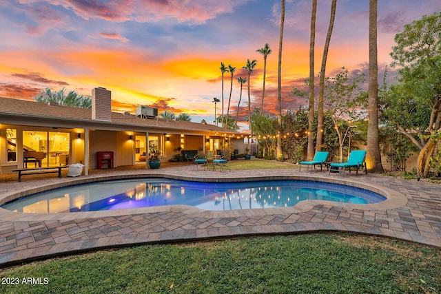 11822 S Coconino St, Phoenix, AZ 85044 - outdoor pool with a patio area and central AC