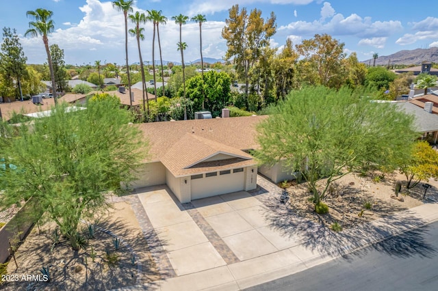11822 S Coconino St, Phoenix, AZ 85044 - aerial view of property and surrounding area with a mountain backdrop