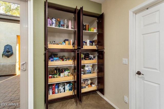 view of pantry