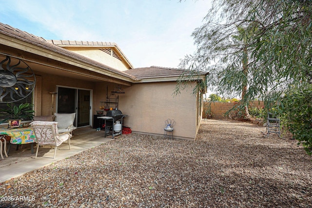 exterior space with a patio area