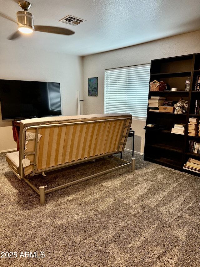 interior space featuring visible vents and baseboards