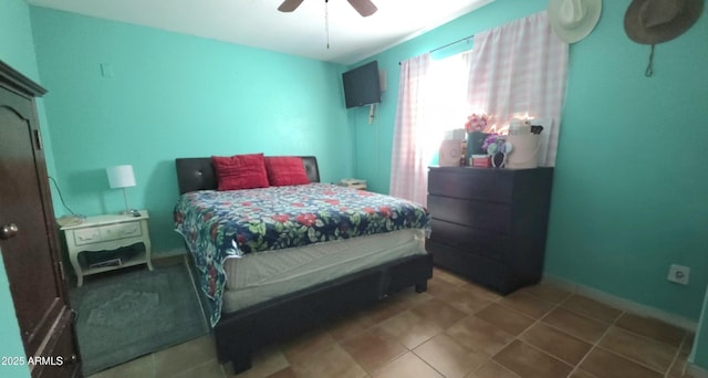 417 N 38th Ave, Phoenix, AZ 85009 - bedroom featuring a ceiling fan and baseboards