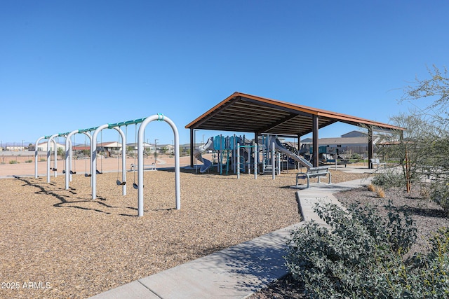 view of community playground