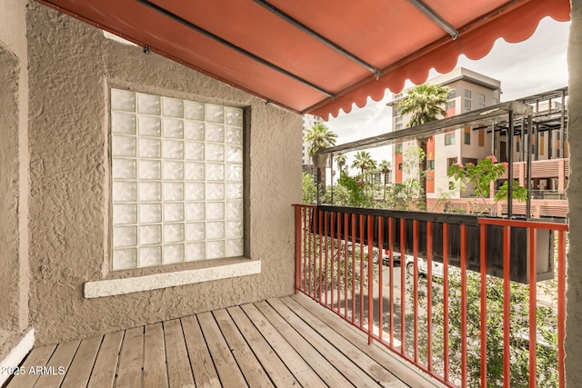 view of deck