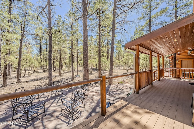 2793 Canyon Ridge Rd, Overgaard, AZ 85933 - view of deck