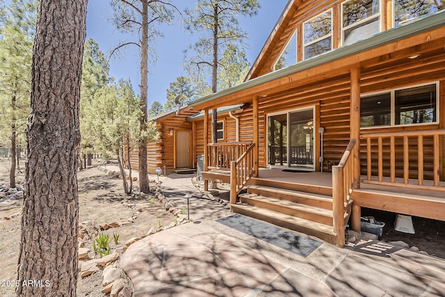 2793 Canyon Ridge Rd, Overgaard, AZ 85933 - view of wooden terrace