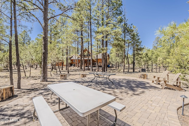 2793 Canyon Ridge Rd, Overgaard, AZ 85933 - view of patio / terrace