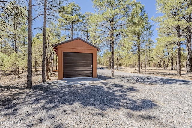 2793 Canyon Ridge Rd, Overgaard, AZ 85933 - detached garage featuring driveway