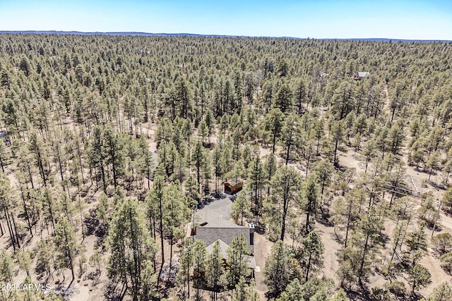 2793 Canyon Ridge Rd, Overgaard, AZ 85933 - birds eye view of property featuring a forest view
