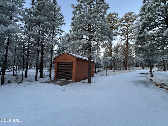 2793 Canyon Ridge Rd, Overgaard, AZ 85933 - snow covered structure with an outbuilding