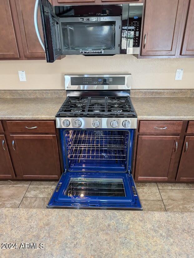 kitchen featuring appliances with stainless steel finishes