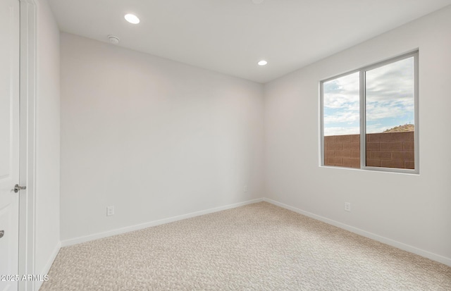 empty room featuring carpet