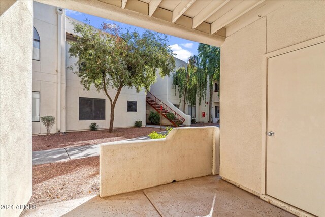 750 E Northern Ave Unit 1089, Phoenix, AZ 85020 - view of patio / terrace featuring stairway
