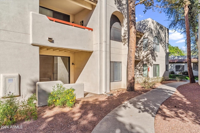 750 E Northern Ave Unit 1089, Phoenix, AZ 85020 - view of exterior entry with stucco siding