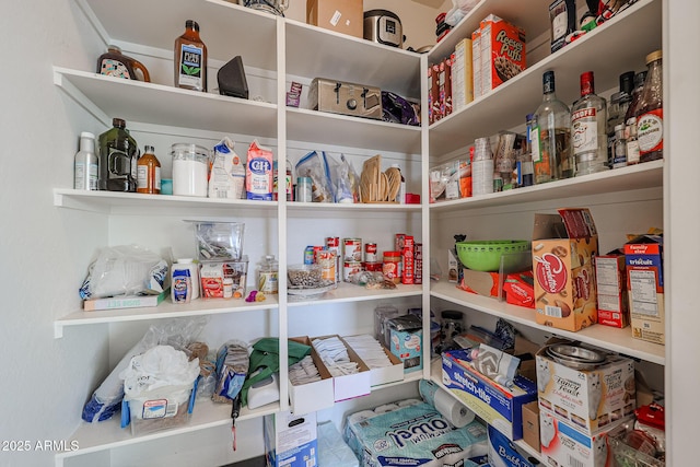 view of pantry